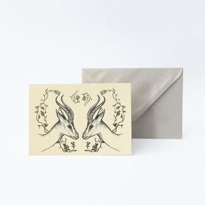 Gazelle Greeting Card